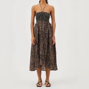 Maria Cher Valongo Selva Midi Dress